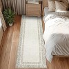 Machine Washable Carpet, Non-Slip And Non-Linting, Large Indoor Carpet, Modern Border Low Pile Foldable Carpet, Bedroom, Living Room, Kids Room - 3 of 4