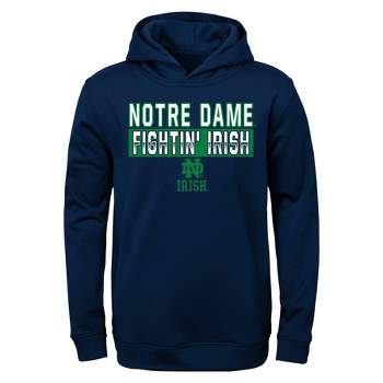 NCAA Notre Dame Fighting Irish Toddler Boys' Poly Hooded Sweatshirt