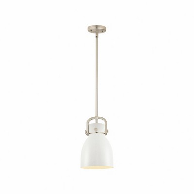 Newton Bell - 1 Light Pendant In Industrial Style-11.75 Inches Tall and 8 Inches Wide