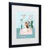 Trademark Fine Art - Petra Lizde  Yoga Time Matted Framed Art - 3 of 4