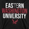 Eastern Washington University Official Stacked Adult Pull-Over Hoodie, Black - 2 of 4