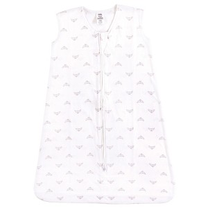Luvable Friends Baby Girls Sleeveless Jersey Cotton Sleeping Bag, Sack, Blanket, Tiara Jersey - 1 of 1