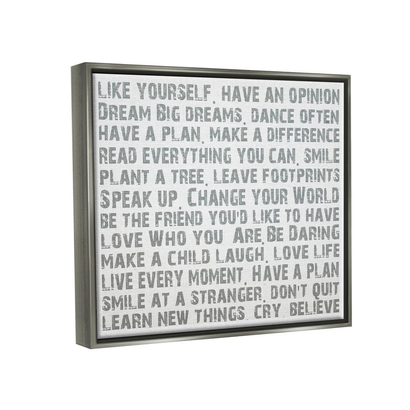 Stupell Industries Like Yourself Inspirational Typography Wall Art, 4 of 7