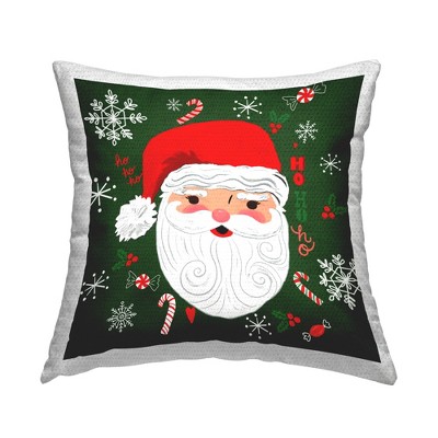 Stupell Industries Santa Claus Holiday Snowflakes
