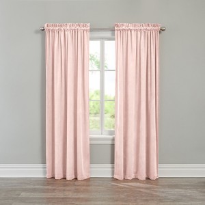 BrylaneHome BH Studio Velvet Rod-Pocket Panel - 1 of 2