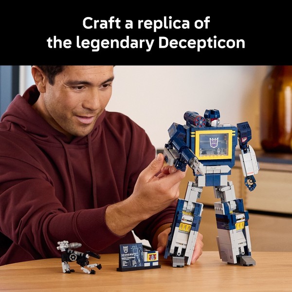 LEGO Icons Transformers Soundwave Kit de Modelo 10358 3