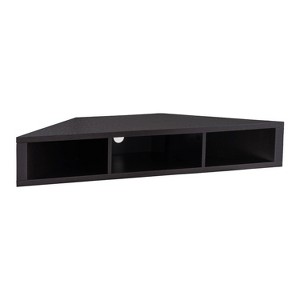 Tybo Open Shelves Corner Floating Console TV Stand for TVs up to 50" - HOMES: Inside + Out - 1 of 4