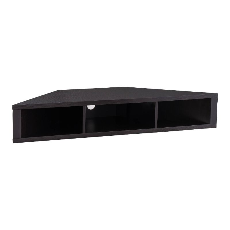 Tybo Open Shelves Corner Floating Console TV Stand for TVs up to 50" - HOMES: Inside + Out, 1 of 8