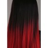 HalloweenCostumes.com  Women  Black and Red Ombre Adult  Wig, Black/Red - 4 of 4