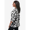 Jessica London Women's Plus Size Stretch Cotton Boatneck Tunic - 4 of 4