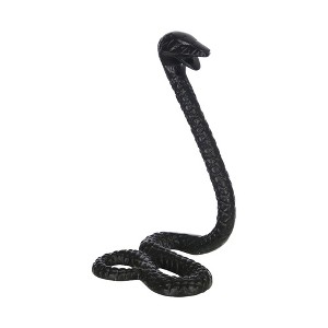 Sagebrook Home 10" Metal Snake Sculpture - Decorative Aluminum Statue for Creative Contemporary - 1 of 4