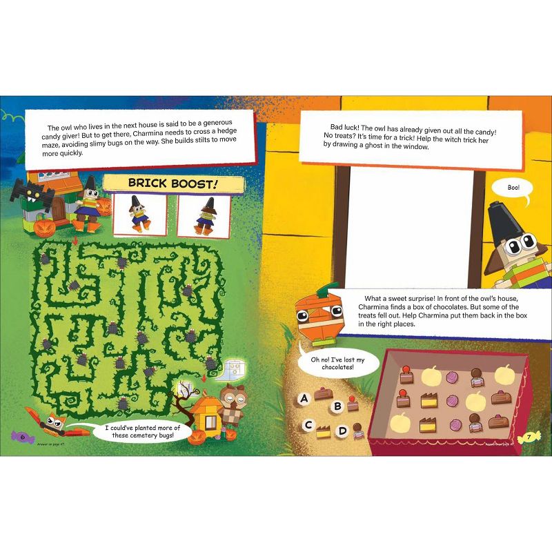 Lego Books: Build Halloween Fun - (Activity Book with Minifigure) by  Ameet Publishing (Paperback), 3 of 4