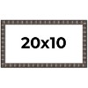 PosterPalooza | Panoramic Deco Black Picture Frame - UV Acrylic, Foam Board Backing, Hanging Hardware - 2 of 4