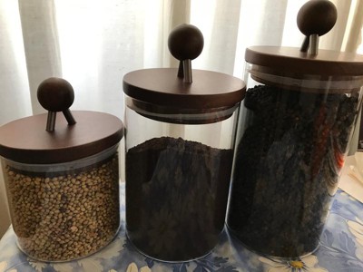 Honey-can-do Bamboo Jar Storage Set 4-pc. : Target