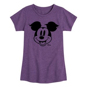 Girls' - Disney - Mickey & Friends Fitted Short Sleeve Graphic T-Shirt - 1 of 4