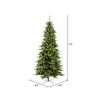 Vickerman Camdon Fir Slim Artificial Christmas Tree - 3 of 4