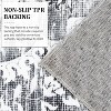 Vintage Style Area Rug - Machine Washable, Non Slip, Low Pile Lightweight Print, for Living Room, Bedroom, Dining Room, and Home Office - 4 of 4