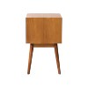 Nightstand with 2 Drawers End Table Side Table, Acacia Wood, Mid-Century Modern Design, White/Natural/Black/Brown-Christopher Knight Home - 4 of 4