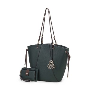 MKF Collection Liv Vegan Leather Women’s Tote Handbag with Matching Wallet by Mia K - 1 of 4