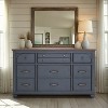 ORRD 9-Drawer Dresser, No Assembly Required, Fully Assembled Corduroy Blue Chest with Soft-Close Drawers & Felt Lining, 66" Wide - 2 of 4