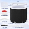 Costway Ice Bath Tub for Adult Outdoor Ice Plunge Tub with Lid 66 Gal Capacity - 3 of 4
