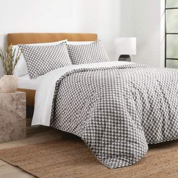 Nate Home by Nate Berkus Printed Cotton Comforter Quilt Set