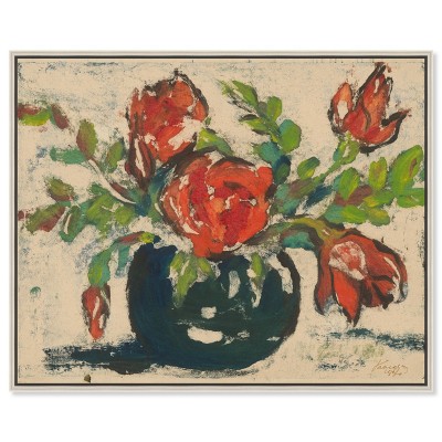 Art Remedy Floral of Gentle Elegance Elegant realistic Floral Wall Art Framed