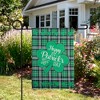 Northlight Happy St. Patrick's Day Plaid Outdoor Garden Flag 18 x 12.5" - 3 of 4