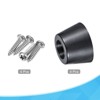 Unique Bargains Non-Slip Rubber Furniture Bumper Feet with Washer and Screws 4 Pcs - 3 of 4