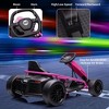 Kids Ride On Go Kart, 24V 300W*2 Motors, 9Ah Battery, Electric Vehicle Car Drifting with Music, Horn, Outdoor Ride On Toy for Teens - 3 of 4