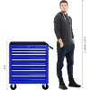 Acekool 7-Drawer Rolling Tool Chest, Lockable Storage Cabinet with Tray, Adjustable Shelves, Multi-Functional Handles & Wheels for Garage - 4 of 4
