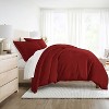 3 Piece Duvet Cover & Shams Set - Soft and Breathable, Double Brushed Microfiber, Wrinkle Free - Becky Cameron - 2 of 4