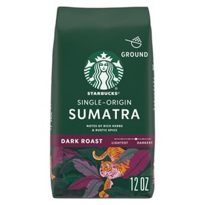Starbucks Dark Roast Ground Coffee — Sumatra — 100% Arabica — 1 bag (12 oz.) - 1 of 4