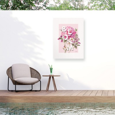 Lisa Audit Obviously Pink 09 Outdoor Canvas Art