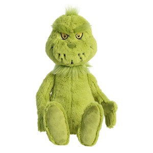 Aurora Large Grinch Dr. Seuss Whimsical Stuffed Animal Green 18" - 1 of 4