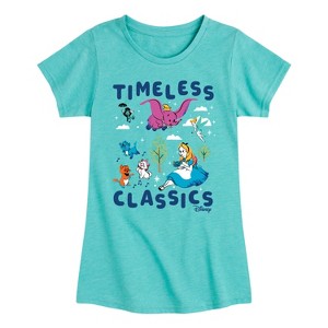 Girls' - Disney - Timeless Classics Fitted Short Sleeve Graphic T-Shirt - 1 of 4