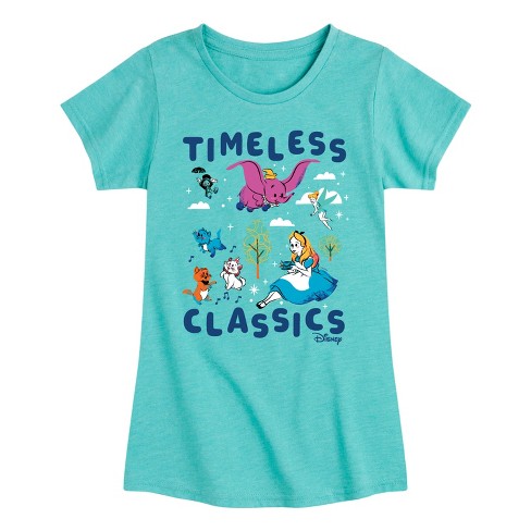 Girls' - Disney - Timeless Classics Fitted Short Sleeve Graphic T-Shirt - image 1 of 4