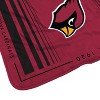 NFL Arizona Cardinals Basic Block Double-Sided Flannel Fleece Blanket - 2 of 3