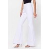 Women's High Rise Pull On Flare Jeans - CELLO - 2 of 3
