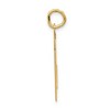 Black Bow Jewelry 14k Yellow Gold, Jersey Collection, Medium Number 51 Pendant - 2 of 4