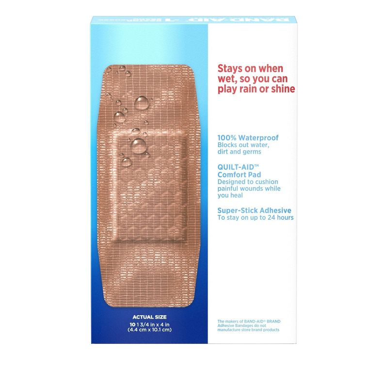 Band-Aid Tough Strip Waterproof - 10ct, 3 of 9
