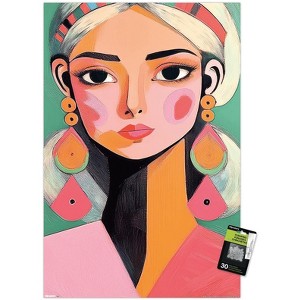 Trends International Reinders: Portraits - Vibrant Woman II Unframed Wall Poster Prints - 1 of 4