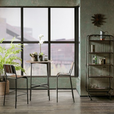 Anybear Light Brown Round Bar Table