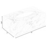 Velvet Modern Paper Facial Tissue Box Holder - 4 of 4