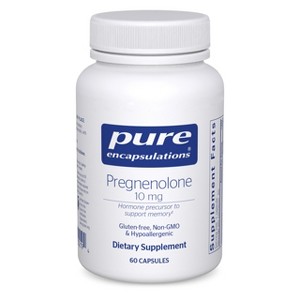 Pure Encapsulations Pregnenolone 10 mg-Supplement to Support the Immune System, Memory, and Hormone Balance - 60 Capsules - 1 of 4