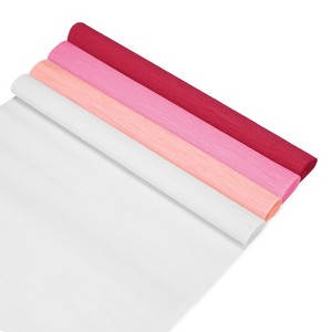 Unique Bargains Durable Soft Flexible Thickened Crepe Paper 4 Pcs - 1 of 4