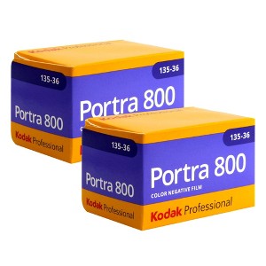 Kodak Portra 800 Color Negative Film (35mm Roll Film, 36 Exposures) - 2 Pack - 1 of 3