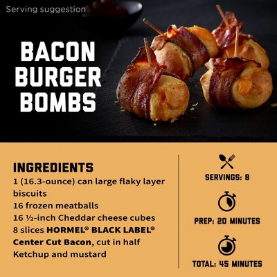 Hormel Black Label Center Cut Smoked Bacon - 12oz