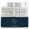 Hearth & Harbor 100% Cotton Towel Sets for Body and Face - 2 of 4
