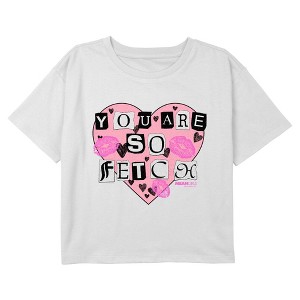 Girl's Mean Girls You Are So Fetch Quote Cropped T-Shirt - 1 of 3